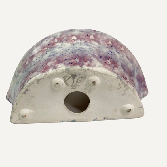 Cat on Couch Figurine Doreen Pickard Signed Ceramic UK Pottery - Picture 8 of 9